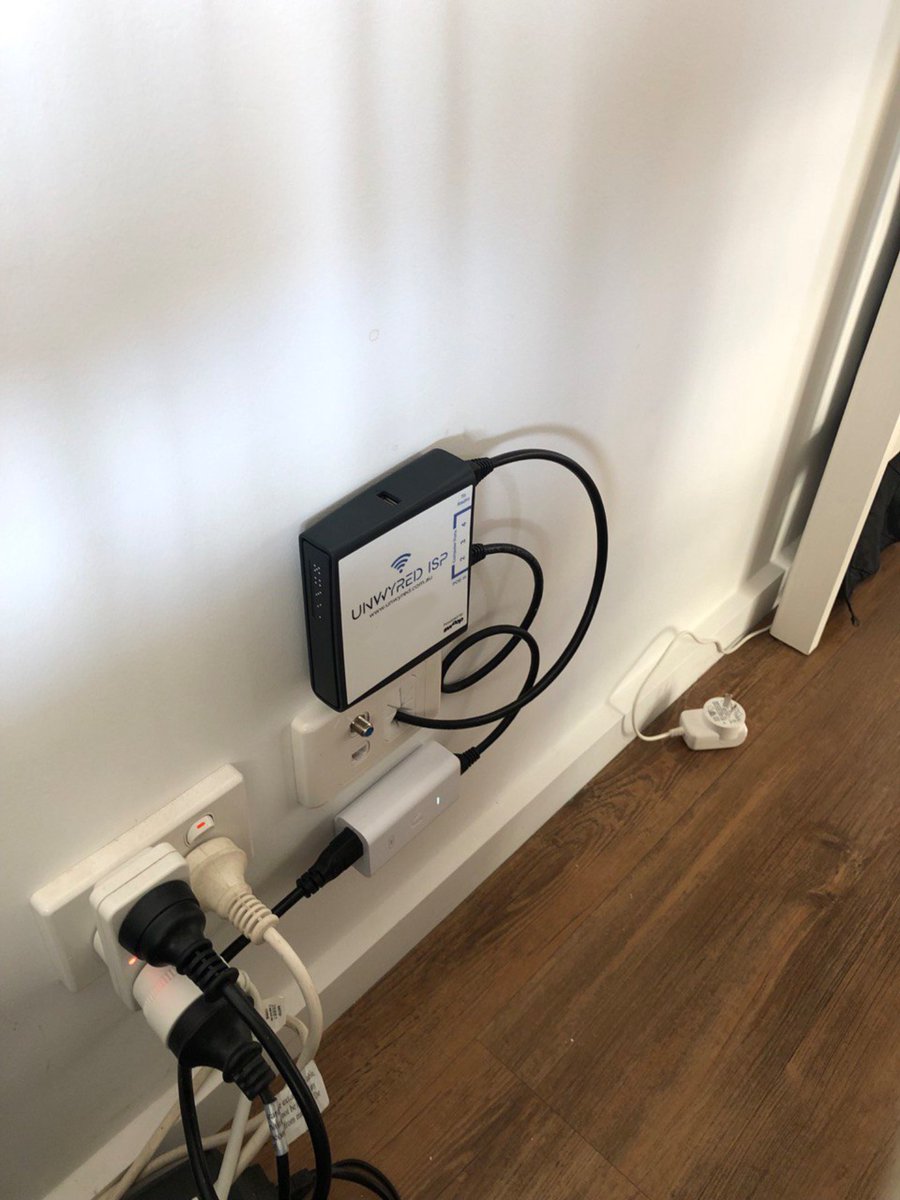 UnwyredISP's tweet photo. It's official, our first customer in Murray Bridge, South Australia has been connected. 

One very happy customer.

The new hybrid blockchain internet service has been born. 

#unwyredisp #skycoin #skfleet #isp #WISP https://t.co/NoqabMUS1R