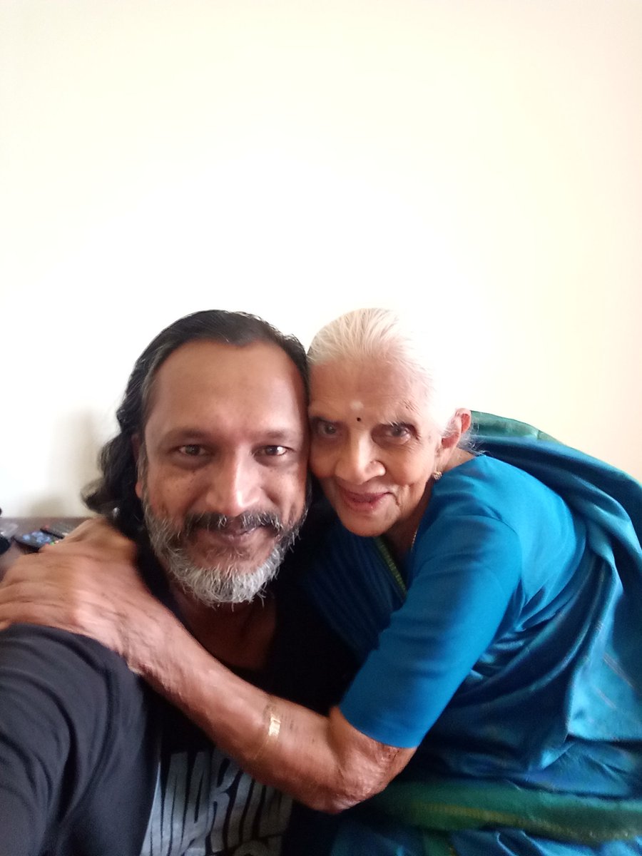 absolutarvind's tweet photo. Happy happy birthday Paati dearest.  If I end up with a quarter of your awesomeness,  I'll be a very happy man.  #93notout https://t.co/VTnhFp09PT