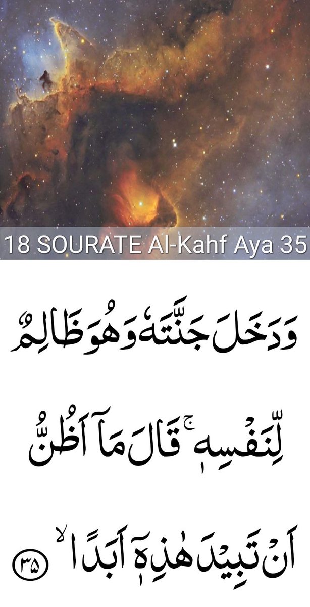 18 Sura Al-Kahf, Aya 35 - via l'appli #QuranMajeed par #Pakdata
 quranmajeed.page.link/ATboqb9oXeYCY4…