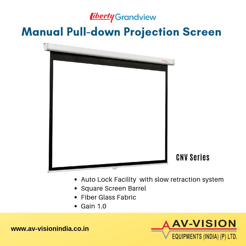 AVVisionIndia's tweet photo. Dear Channel Partner,
Special SALE Offer on ‘LIBERTY GRANDVIEW CNV’ Series Manual Projection Screens. 
Special 20% OFF on our Dealer Prices. This Special Offer is valid till Nov’2021 Month End only. 100% Advance Payment with your PO. https://t.co/nx48ET98lb