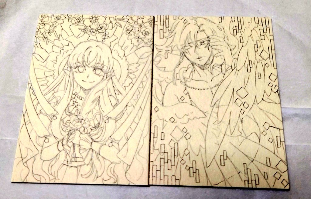 新しい線画。 