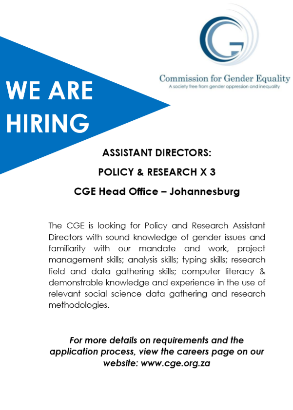 Commission for Gender Equality tweet media