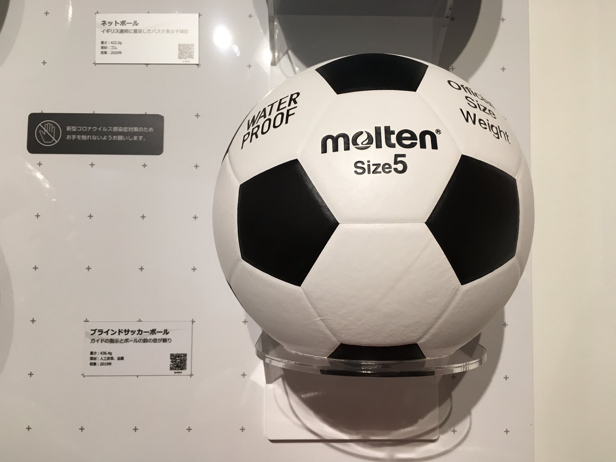中京大学スポーツミュージアム こんにちは 今回はこちらのブラインドサッカーボールを紹介します 東京パラリンピックで ブラインドサッカーを見た方も多いのではないでしょうか 現在の企画展の開催期限が近づいて来ているので 皆さんお早めに 中京大学スポーツミュージアム こんにちは 今回はこちらのブラインドサッカーボールを紹介します 東京パラリンピックで ブラインドサッカーを見た方も多いのではないでしょうか 現在の企画展の開催期限が近づいて来ているので 皆さんお早めに