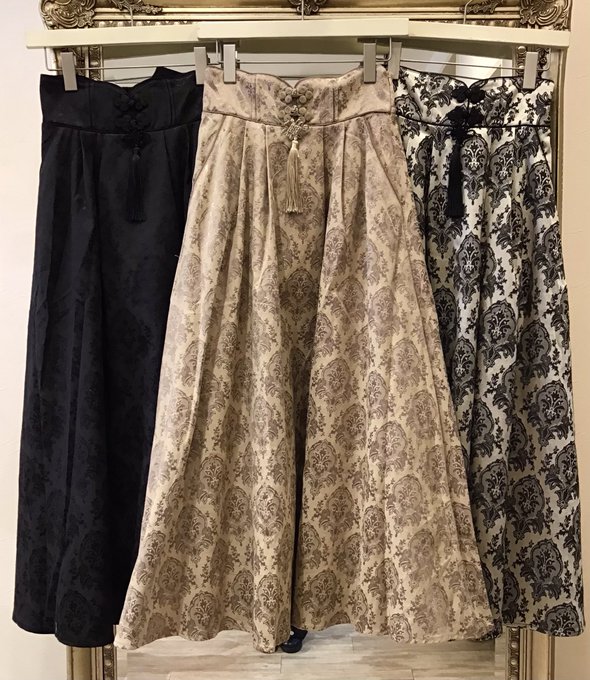 Amavel Oriental Arabesqueロングスカート ゴールド - airforce.dk