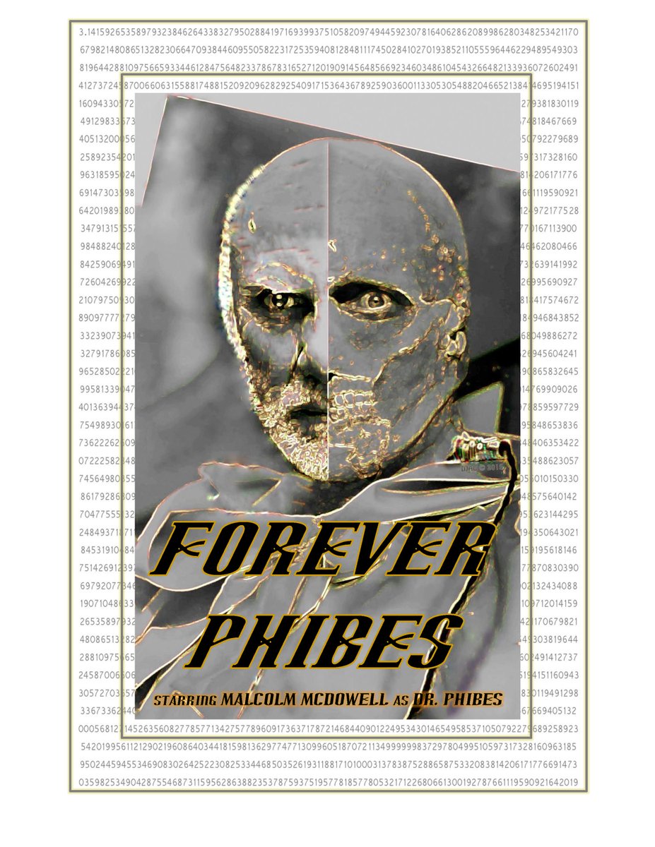 PhibesForever's tweet image. #FOREVERPHIBES  The brand NEW Dr. Phibes film starring #MalcolmMcDowell as #DrPhibes! Visit our pages today and become a #DrPhibesPhan forever.  facebook.com/FOREVER.PHIBES #ForeverMission #LadyPhibes #Sophie