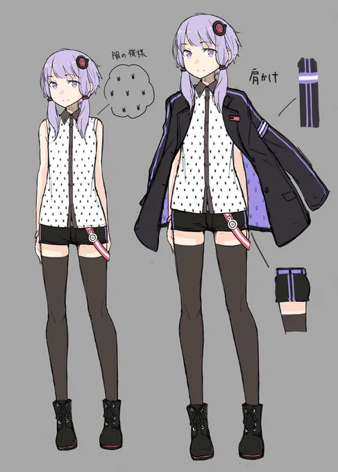 A.I.VOICEゆかり・あかりのラフまとめときます 