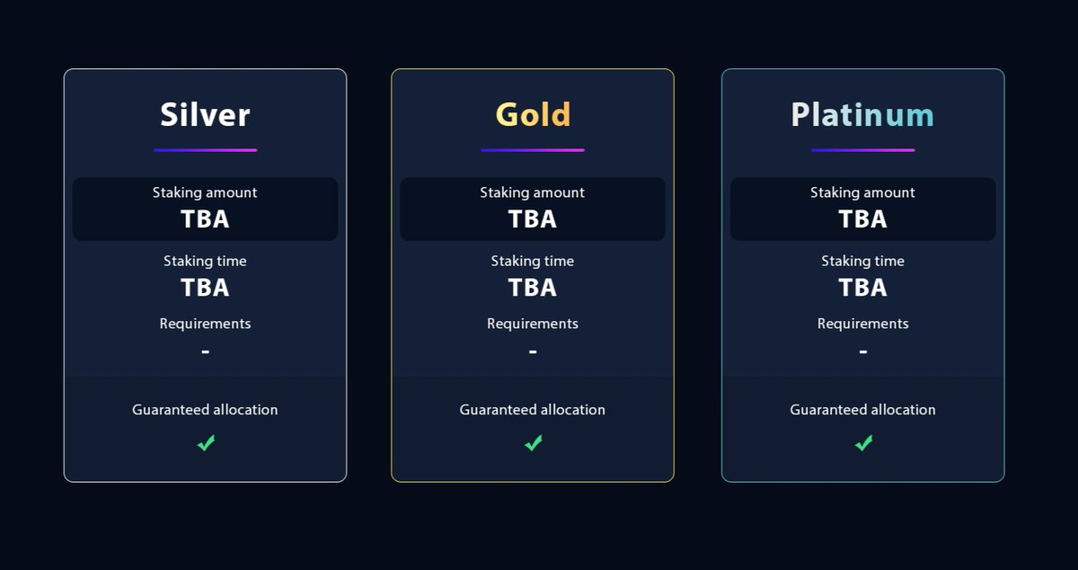 meta_ecosystem's tweet photo. MetaPad(MPD)  tier system https://t.co/Vs6a7SWupQ