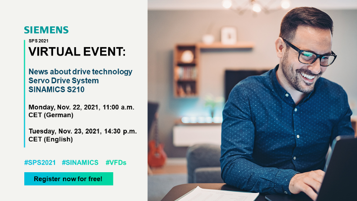 HeikeSchrey's tweet photo. First come, first serve! #SPS2021 Virtual Event, Tech Meetup about Motion Control #servodrive systems. Save your seat here:
➡ https://t.co/a2rppwwVWR
#sinamics #motioncontrol #whatdrivesyou #simplymydrive #servomotor #vfds #simotics https://t.co/dVsfEtegO6