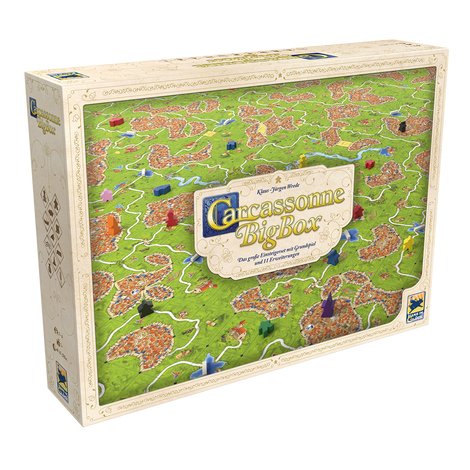 Carcassonne Central on X: Here's the new Carcassonne Big Box, and the new  box art for the base game.  / X