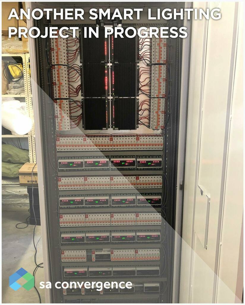 sa_convergence's tweet photo. Soon this new Home Owner will boast a Smart Lighting system designed for energy efficiency, convenience and security. This is the part of the system that is seldom seen and hidden away somewhere in a control room or central point in the house, yet so crucial.

#convergencete… https://t.co/Yv18hlVqGt