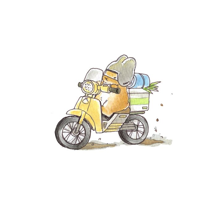 「バイク スクーター」のTwitter画像/イラスト(人気順)