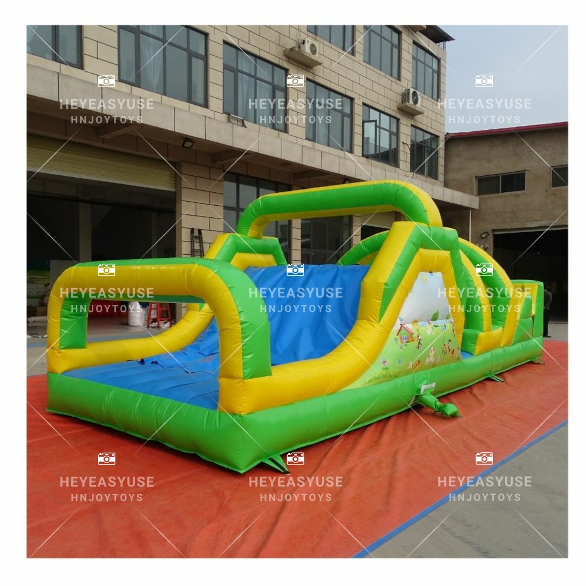 HnjoytoysLinda's tweet image. New Complete inflatable obstacle course, outdoor games for kids and adults.
Size/color can be customized.
Phone/What'sapp: +8618538757526
Email : hnjoytoys006@hnjoytoys.com.cn
#inflatablebounce #inflatablesportgame #inflatableobstacle #inflatablegame