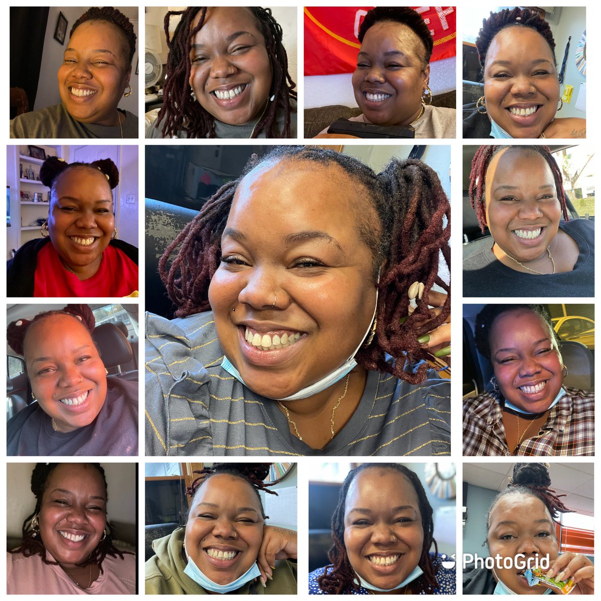 HaywardSharita's tweet photo. 🎼do u know what today is???? It’s my locversary!!! My locversary ayyyeee my hair is 4 today!!!! Soooo scared to hop on this ride but so glad I did!!! #momorebaldheadhoeshit #maybealil lol #locced #locday #tonytonitone #nyes #foreheadgang #bigfaceass #bigfine #hello https://t.co/UzBK882C95
