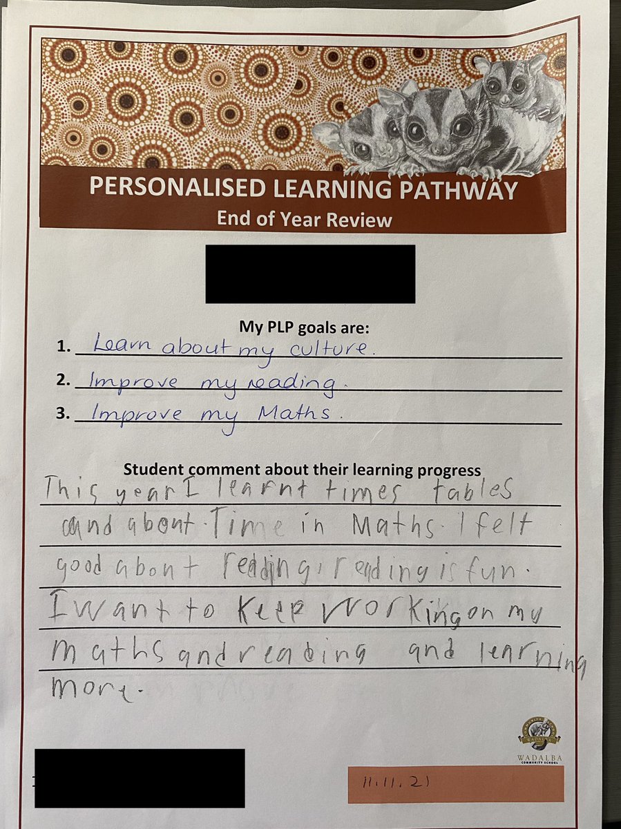 JessicaMalu4's tweet photo. Last year we trialled PLP reviews with ATSI students in S3 and continued the process with Stages 1&amp;2 in 2021. These reflections enable students to recognise the significance of their learning, progress made and the strategies that helped improve their learning. @nswaecg #stage1 https://t.co/XyILSlXTKe