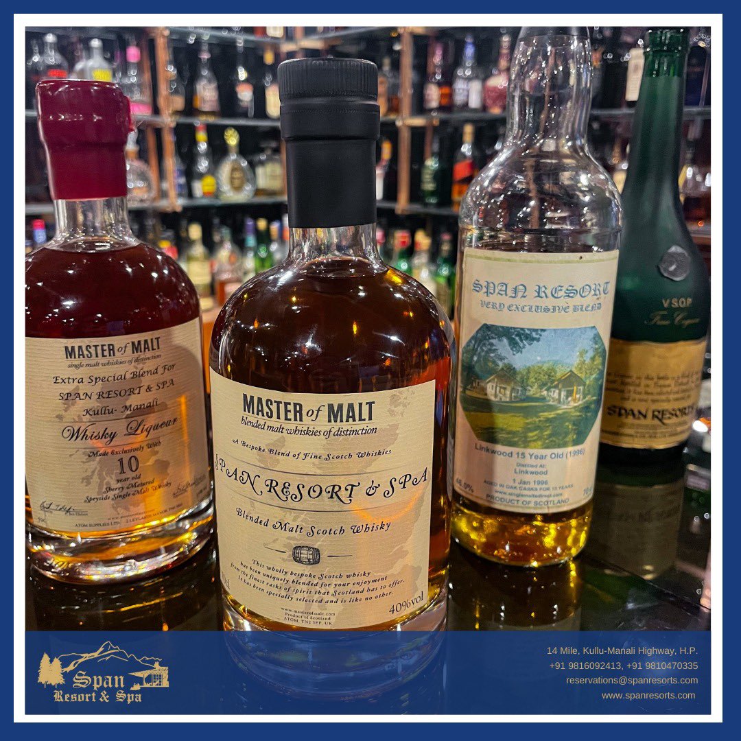 SpanResortnSpa's tweet photo. Span Resort & Spa’s very own branded collection of liqueurs, cognac, and malts are the highlights of our Zing Zing Bar.
https://t.co/kU22fkpEkL
#zingzingbar #spanresortsandspa #manali #heritagebars #classicbars #thehimalayas #himachalpradesh #hospitality https://t.co/i8SLnWUeDC