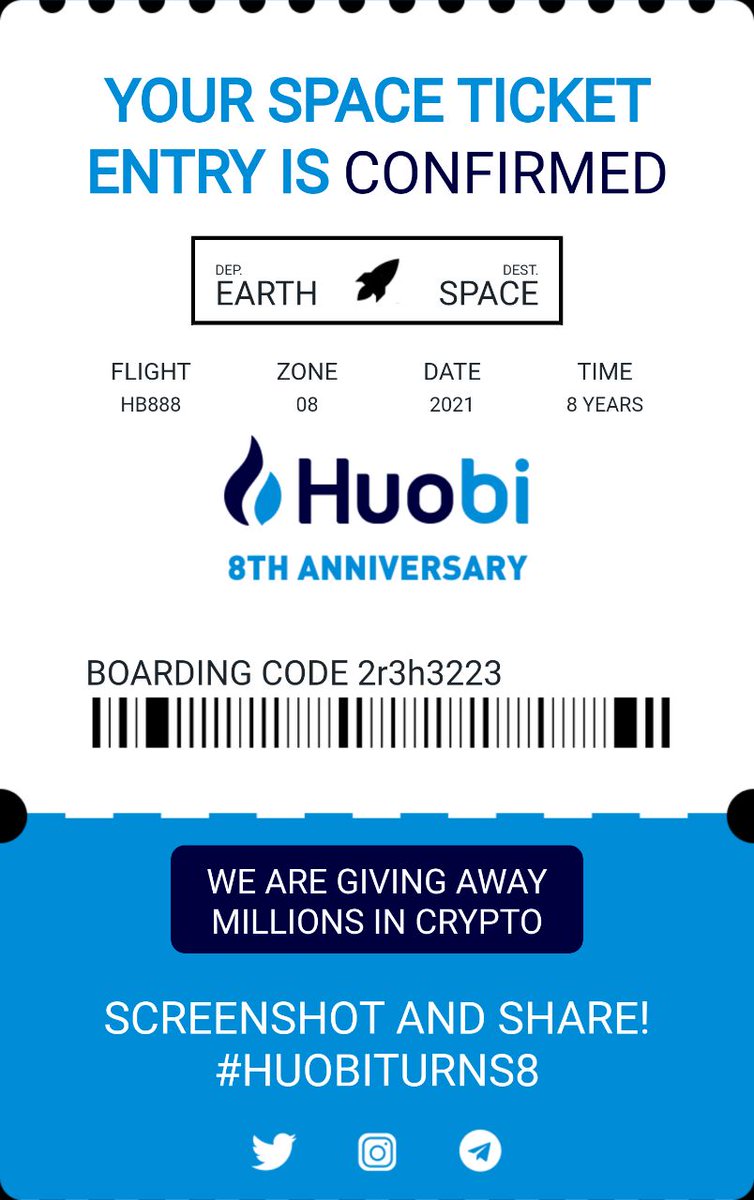 Lebito2's tweet photo. #huobiturns8 https://t.co/LBHgtNS2Q1