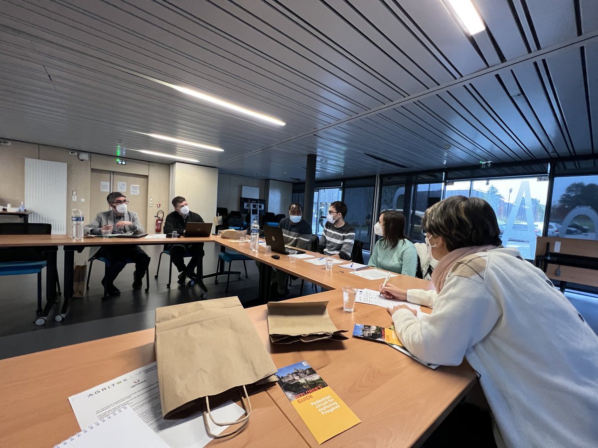 Our first on-site follow-up meeting after a long time. In ANSES Fougeres, France. <a href="/agritox1/">@agritox</a>, ⁦<a href="/AtlanticArea/">Interreg Atlantic Area</a>⁩ ⁦<a href="/Interreg_eu/">interreg_eu</a>⁩