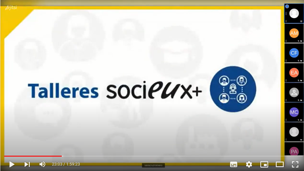 SOCIEUXplus's tweet photo. Finalizamos taller de #comunicación y servicios públicos de #empleo con @EmpleoEncuentra #Ecuador:

✓ 7 sesiones
✓ 60 participantes
✓ Y experiencias de @empleo_SEPE @pole_emploi @ActirisBrussels @BNEChile @ServiciodEmpleo @SAEmpleo @Inaempleo @empleogob_mx @el_BID @wapesorg https://t.co/S86kE8YXjg