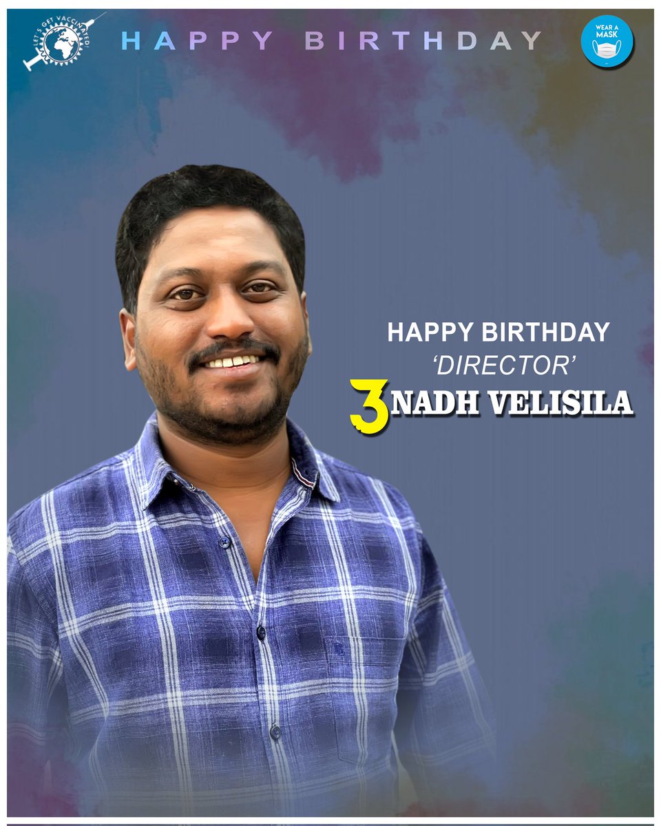 UrsVamsiShekar's tweet photo. Wishing Our Beloved Young Director "3NADH VELISILA"  a very happy birthday @director3nadh

 #HBDTrinadh #3nadh https://t.co/ZSW96ggPLy