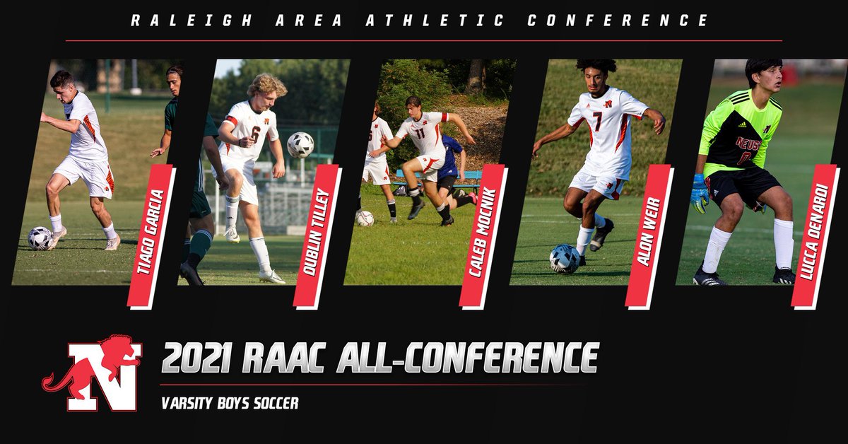 Athletics_NCA's tweet photo. 🚨All-Conference🚨

Congratulations for being named to the  2021 Raleigh Area Atheltic Conference all-conference list! 

#NeuseNation https://t.co/dAhreHIW7v