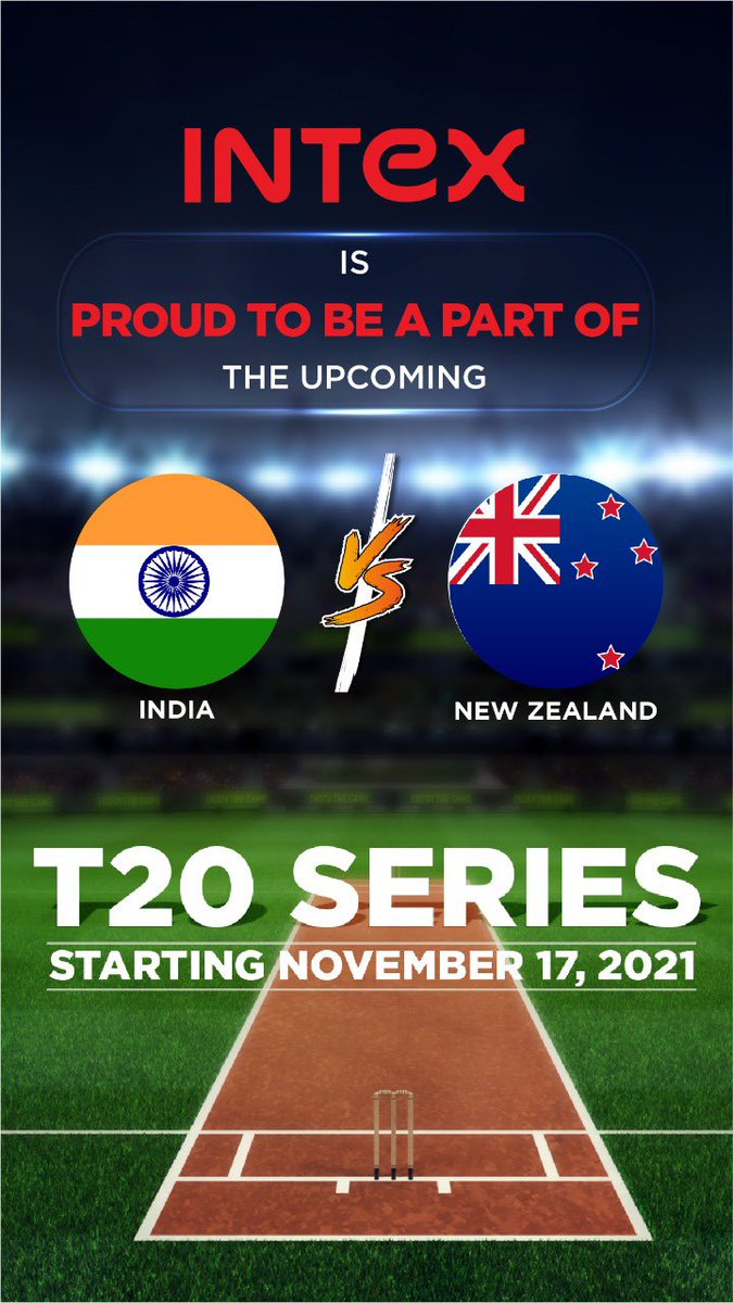 #Intex is proud to be a part of the #T20Series that will start in #India today.  Let's cheer for India! #IndiavsNewZealand #T20 #BleedBlue #Blackcaps #MenInBlue 
<a href="/IntexBrand/">Intex Technologies India Ltd</a> <a href="/_narendrabansal/">Narendra Bansal</a>
