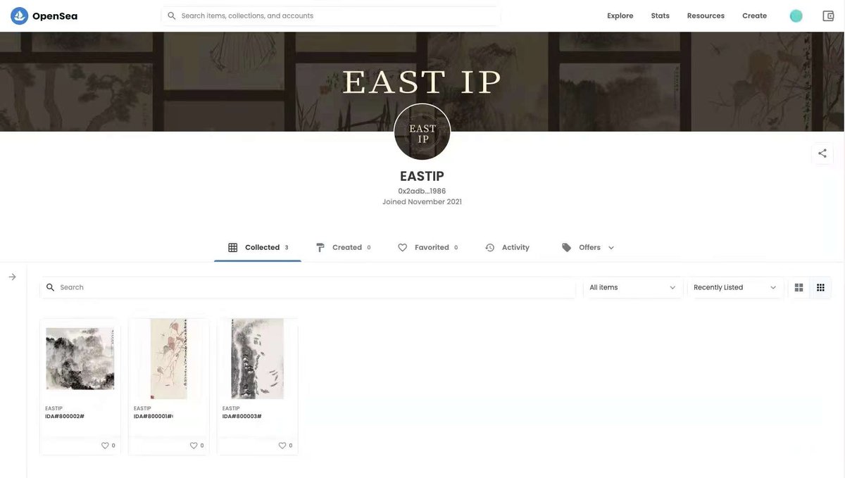 irisnetwork's tweet photo. Let's mark this historical moment☺️
A few hours ago, for the 1st time, NFTs as digital twins to fine Chinese paintings @EasternArtIDA, just successfully cross-chain transferred via #IRISnet as #NFT Hub, from #BSN WenChang Chain to @Ethereum &amp; get to @OpenSea EASTIP!
More to come! https://t.co/iInnIplT4t