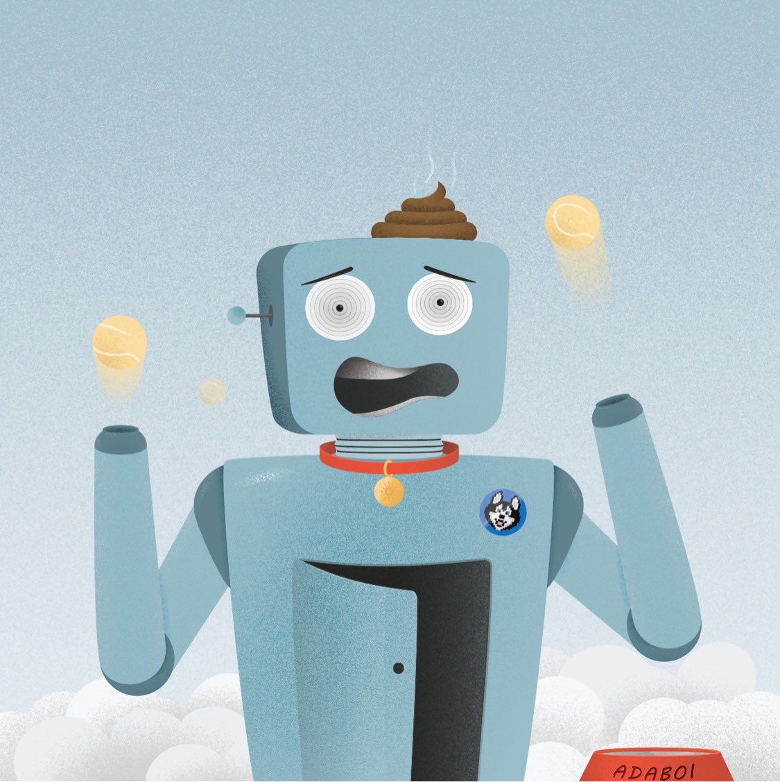 Cardabots's tweet photo. Who did this to our Cardabot? 

We will give it away to someone who owns up publicly in the next 48h (tag three friends and RT). 
Our factory cant deal with this sort of cr*p …

We will also throw in 1B $hosky - it’s not like it’s worth anything

#cnftgiveaway #cnft @hoskytoken https://t.co/OhQkqqvY0P