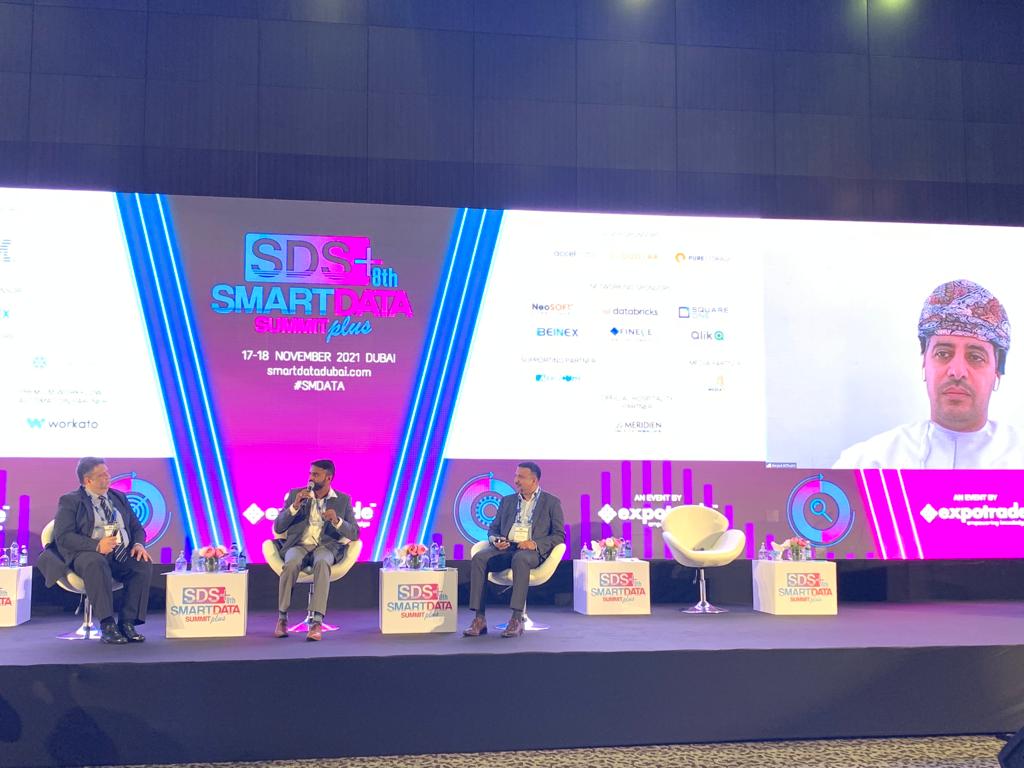 expotradeglobal's tweet photo. Our next panel features Dr Ahmed Al.Thuhli @mtcitoman, Gino George @FABConnects, Prashant Tewari @acceldataio and Suraj Nair @MDLZ
#SMDATA https://t.co/ikLPrZJpWj