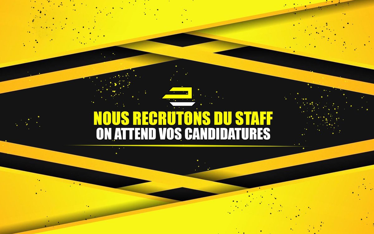 [#Recrutement]

Vous êtes intéressé par notre projet ? Vous avez eu des précédentes expériences dans le staff esportif ? 

Ce tweet est fait pour vous ! 

📩 Rendez-vous dans nos DM !

#EnyOnTop 🟡