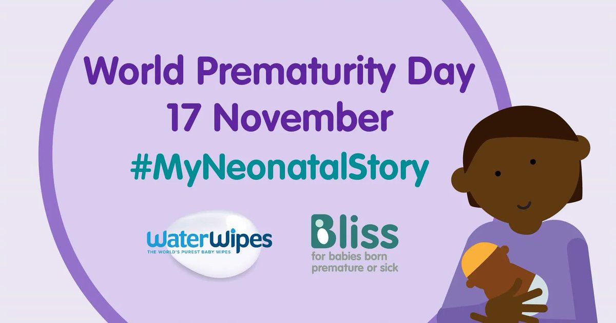 Today is #WorldPrematurityDay and Bliss wants more families to know they’re not alone💙

We’re asking everyone who has been touched by a neonatal experience to share your story and raise awareness of what it means to have a baby or babies in neonatal care. #MyNeonatalStory