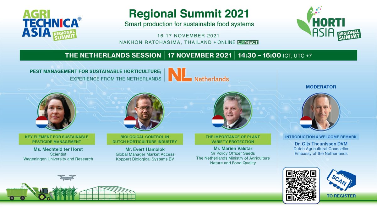 HamblokEvert's tweet photo. Happy to speak at #HortiAsia this year about biocontrol and natural based solutions. Regulations to change to accelerate  #sustainable agriculture #separatebiologicals @Koppert https://t.co/KJKgFZv7uL