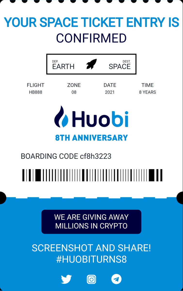 tamilandroid's tweet photo. #HuobiTurns8 congratulations #HuobiGlobalXEfforce https://t.co/J17VNoey4H