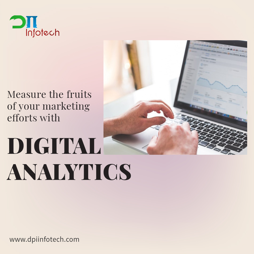 DPIInfotech's tweet photo. Digital Analytics is the one weapon you should have in your arsenal to track, measure and refine your digital marketing strategy. ⁠
#digitalanalytics #digitalmarketing #digitalagency
#dpiinfotech #dpiinfotechindia #marketing https://t.co/3oevFOH8NL