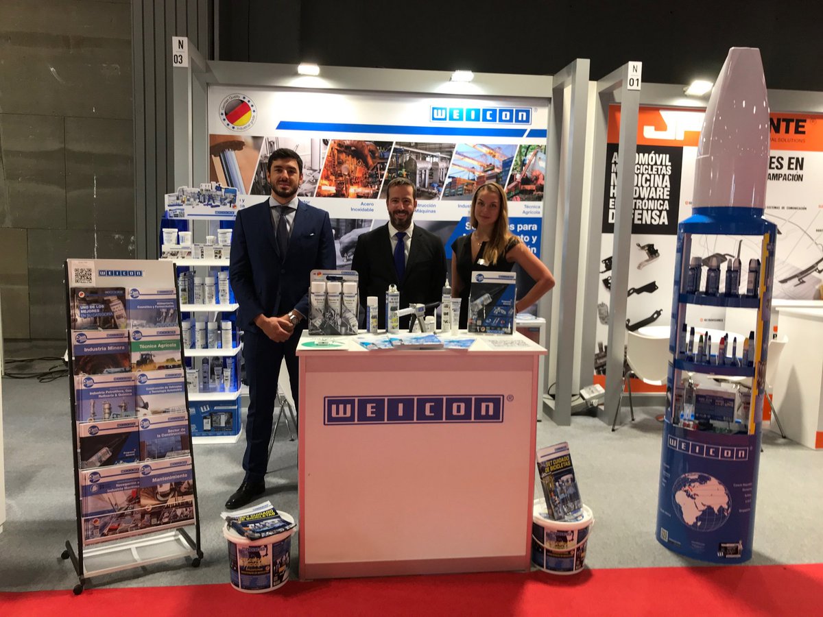 WEICON_de's tweet photo. Greetings from Madrid! @MetalMadridEs 2021!
Grüße von der Messe Metal Madrid 2021!
#weicon #adhesive #madrid #exhibition #adhesiveexperts https://t.co/trInNK3d1z