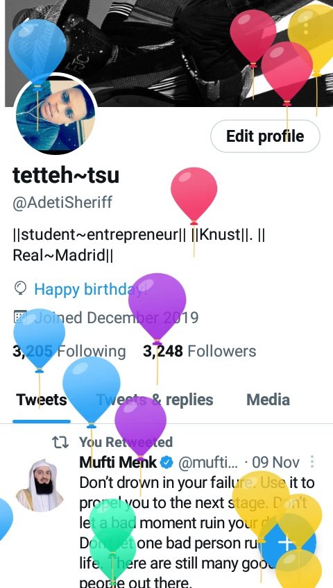 AdetiSheriff's tweet photo. Big +1 to myself 🎉🎂 https://t.co/9fYiwBAOMa
