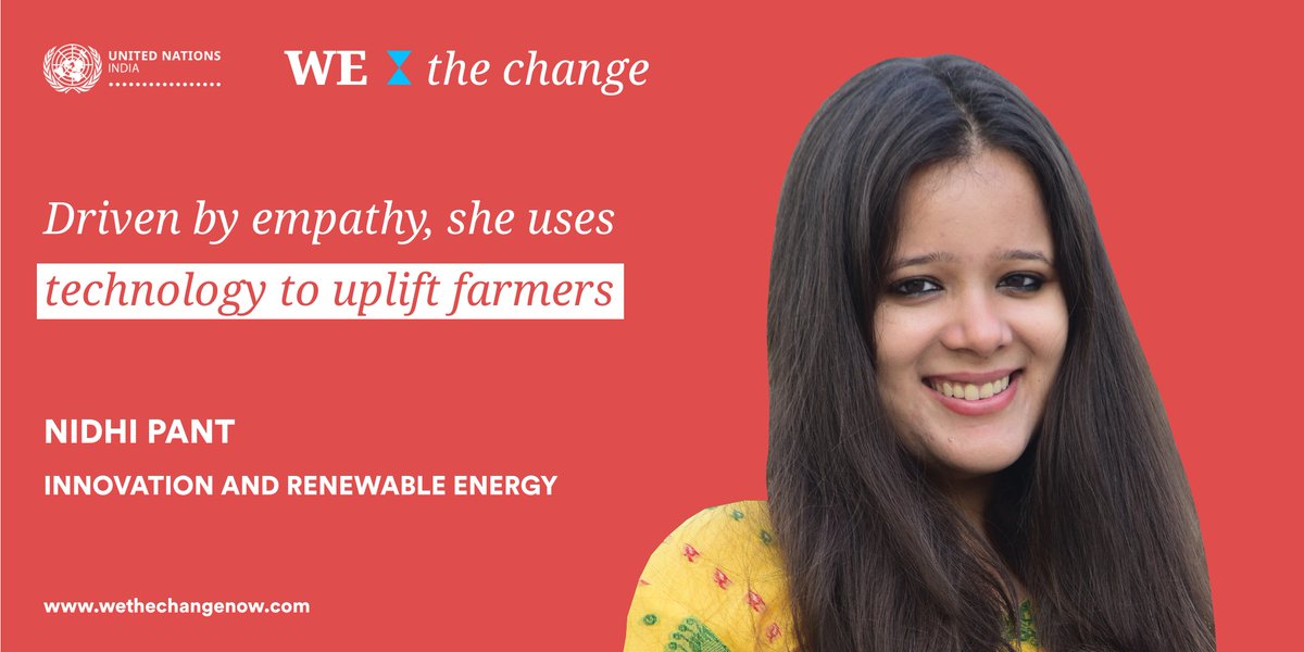UNinIndia's tweet photo. Using solar-powered technology, Nidhi addresses the problems of farm waste, agri-processing, supply-chain inefficiencies & #ClimateChange -- while empowering the lives of marginalised smallholder farmers.
Visit #WeTheChangeNOW to know more: https://t.co/sePeE0zo20
#YouPlus17 https://t.co/ca0gi2Ka2I