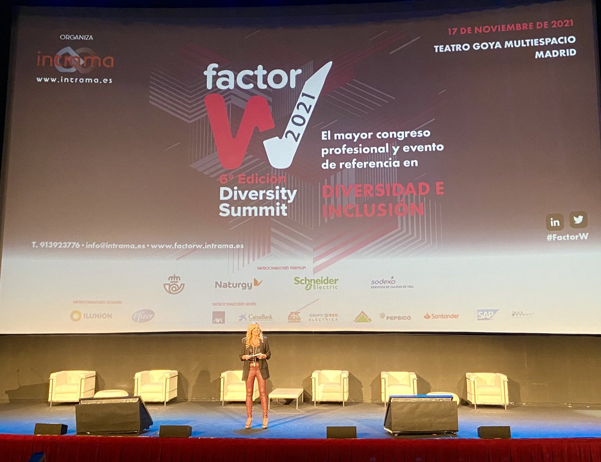 verisure_esp's tweet photo. Estamos felices de participar un año más en #FactorW DIVERSITY SUMMIT, el mayor congreso profesional sobre #Diversidad e #Inclusión, para reflexionar y compartir mejores prácticas con compañías referentes en esta materia. https://t.co/lGXCv9YA5z