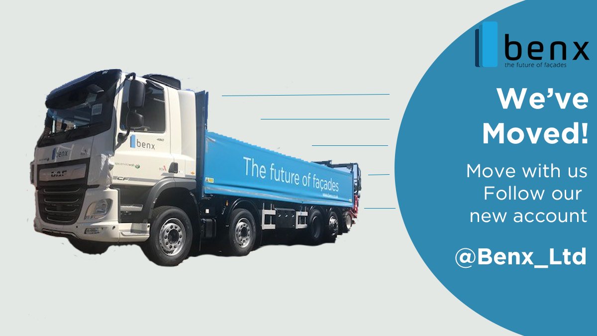 Don’t miss an update! We will soon be closing our Twitter account. To avoid missing out on important news, don’t forget that you can continue following us 
<a href="/Benx_Ltd/">Benx</a>

#TheFutureofFacades #construction #constructionuk #facades #architecture #buildingboards #buildingbetter