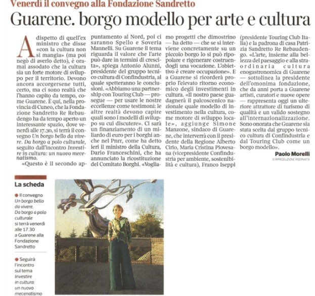 19 novembre, h.17.30 a Palazzo Re Rebaudengo <a href="/CorriereTorino/">Corriere Torino</a> <a href="/uncronista/">Paolo Morelli</a>