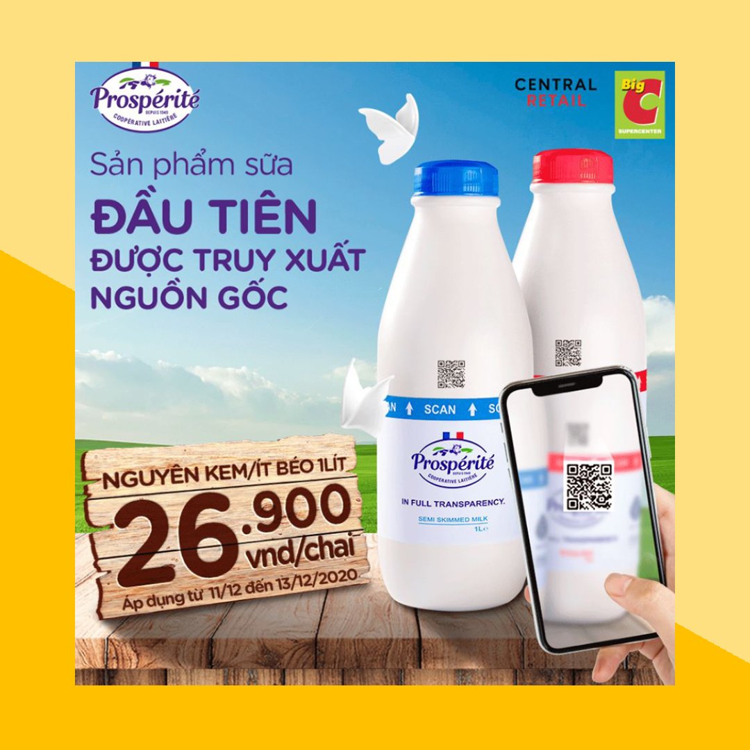 ConnectingFood_'s tweet photo. Products tracked by #ConnectingFood can be found all over the world 🌍

Discover @prosperitelelait by Ingredia in France, Vietnam, and Dubai.

🚀 Interested in our #blockchain #tech? Learn more here: https://t.co/MyGuO722Sp

#Traceability #Transparency #AgTech #WednesdayWisdom https://t.co/o6MzXlFVBc