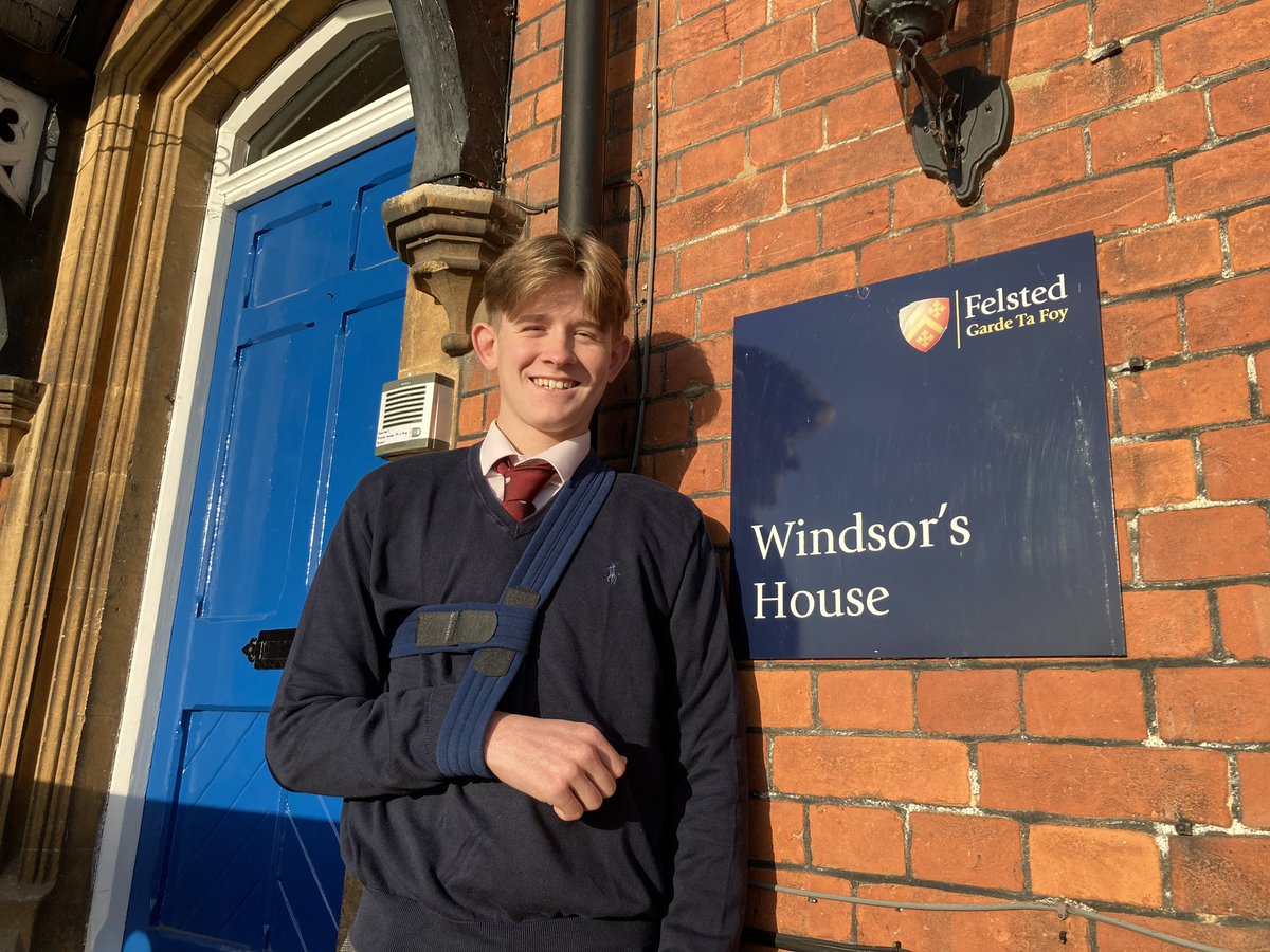Congratulations to our new Head of House, Tom W. #felstedfamily