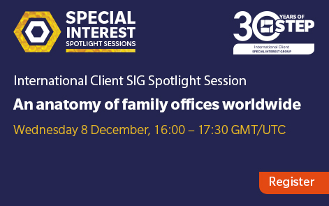 STEPSociety's tweet photo. Does ‘family office’ mean the same thing in all over the world? In our SIG Spotlight event ‘An anatomy of family offices worldwide’ our expert panel will educate attendees on setting up a family office. Register your place now: https://t.co/nfYFUmdJkW #STEPEvents #STEPSIG https://t.co/2Ifu031EIm