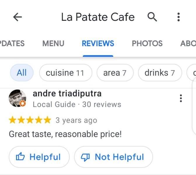 PatateCafe's tweet photo. Thanks 4 the review https://t.co/ZCtuAXrESD