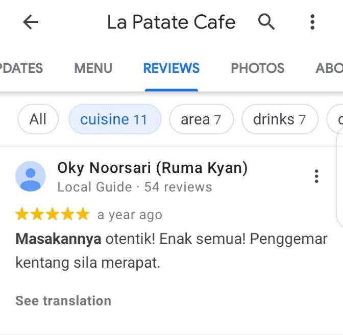PatateCafe's tweet photo. Thanks 4 the review https://t.co/ZCtuAXrESD