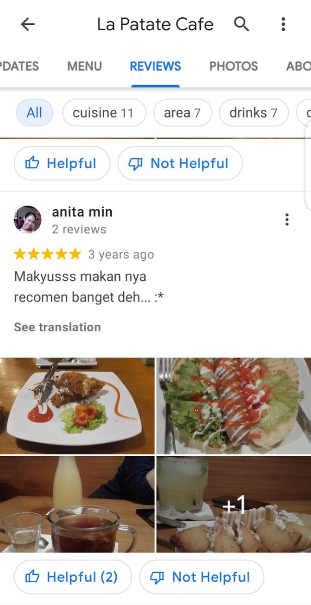 PatateCafe's tweet photo. Thanks 4 the review https://t.co/ZCtuAXrESD