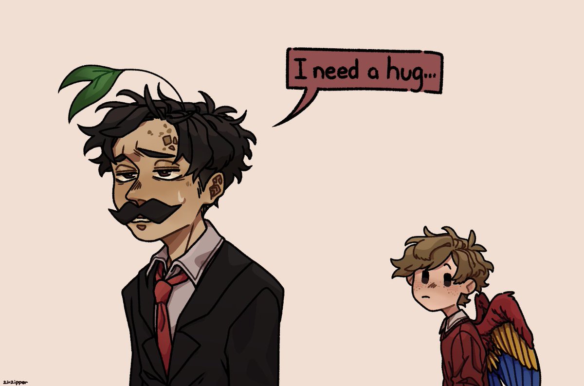 zirzipper's tweet image. This is just an excuse for me to design(?) them 
#mumbojumbofanart #grianfanart #Hermitcraftfanart