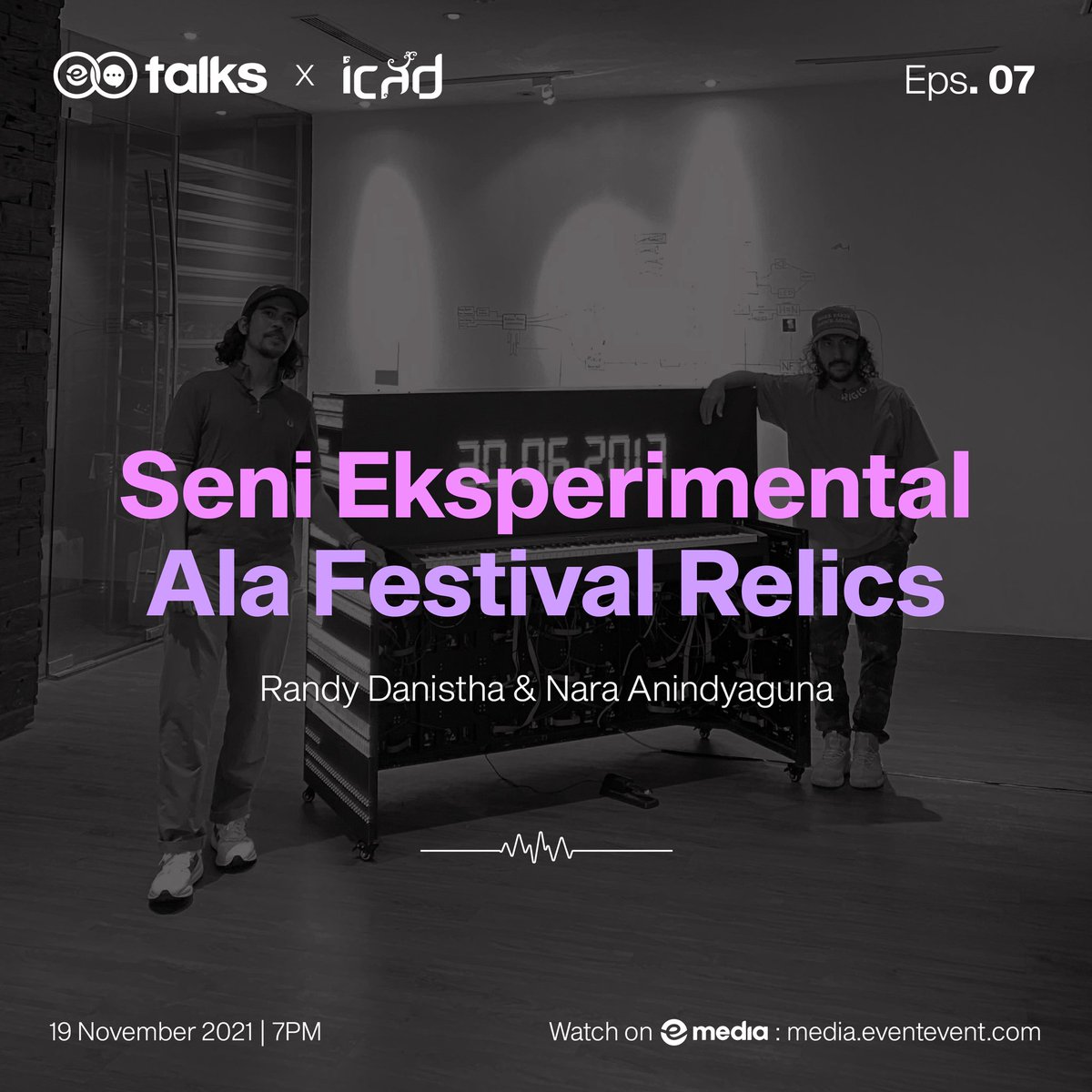 Eventeventapp's tweet photo. eTalks X @ICADartura with Festival Relics.

Saksikan obrolan lengkapnya soal karya mereka hingga NFT, apakah FOMO atau masa depan? Hanya di eMedia: 19 November 2021 | 7PM! 

#eTalks #FestivalRelics #ICAD2021 #ICADXI #eventevent #eventeventApp https://t.co/gOwfHqegy9