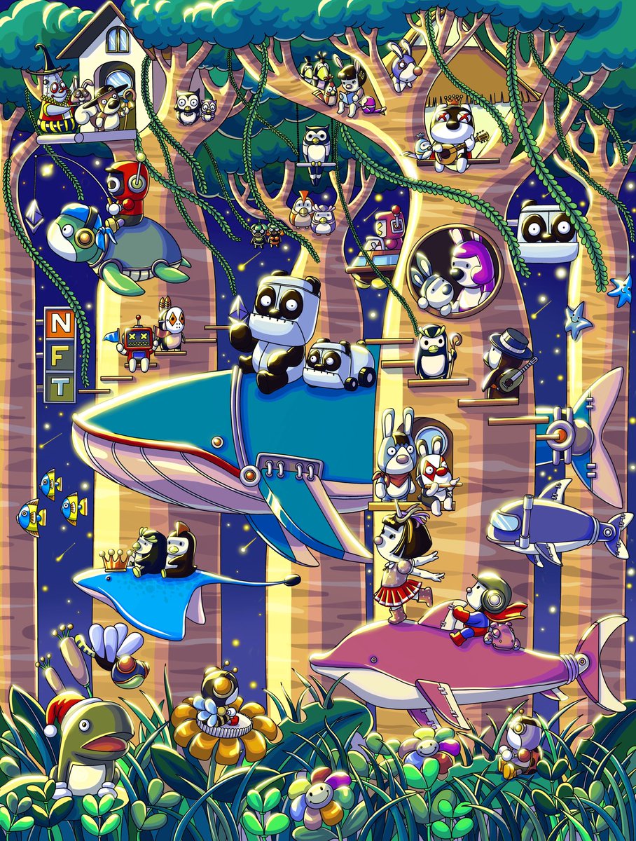 Hello, today I would like to present my artwork NFt on Foundation"Papadou and his adventures5" and Papado and his adventure6”I hope you like it. Please follow my work, thank you.
foundation.app/@Papado
#NFTs #NFTTHAILAND #nftcollector #NFTartists #NFTCommmunity #foundation