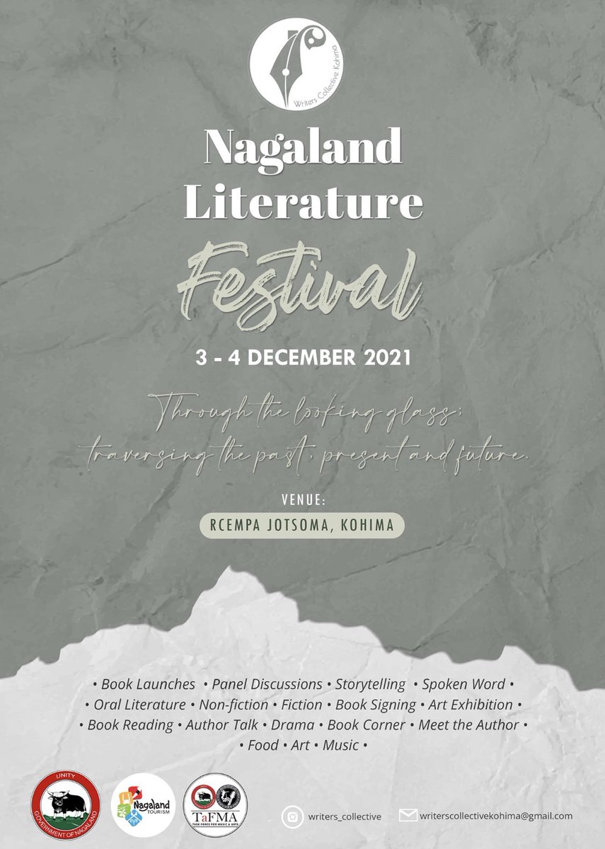 The NagalandLiteratureFestival is going to be one of the attractions of the #HornbillFestival. 

Events like these will create opportunities for our talents while allowing art,creativity &amp;innovation to blossom.

WellDone <a href="/TafmaNagaland/">TaFMA</a> &amp; WritersCollective. Thanks @tournagaland17