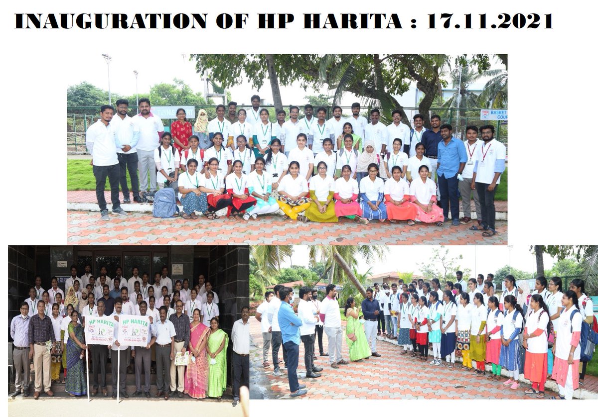 We are proud to launch “HP HARITA ” @ VSKP Housing Colonies in association with  AU. This 6 months project involves generating space for gardens, tree census etc. 50+ trainees from AU will get an opportunity to work with us. <a href="/HPCL/">Hindustan Petroleum Corporation Limited</a> <a href="/sdivisakh/">SDI Visakhapatnam</a> <a href="/PetroleumMin/">Ministry of Petroleum and Natural Gas #MoPNG</a> #AzadiKaAmritMahotsav